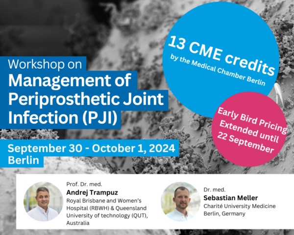 Workshop On Management Of Periprosthetic Joint Infection (PJI) (30Sep-1ct2024)