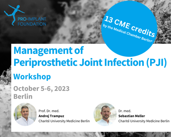 Workshop On Management Of Periprosthetic Joint Infection (PJI) (5 Oct-6 Oct2023)