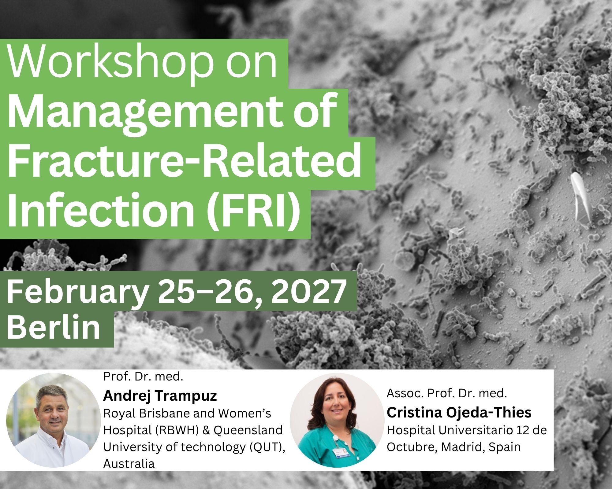 Workshop on Management of Fracture-Related Infections (FRI) (25Feb-26Feb-2027)
